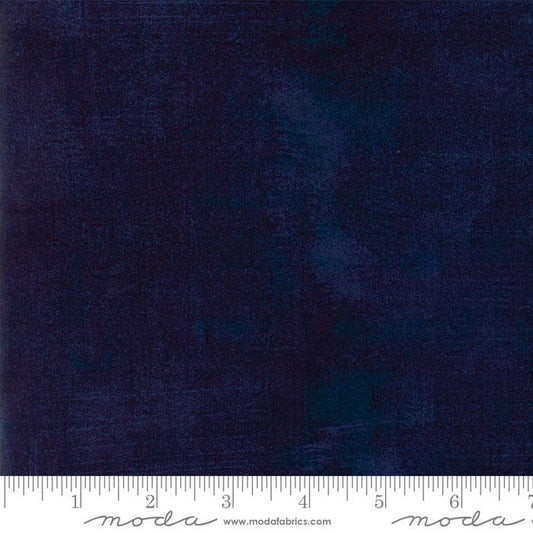 Blue Grunge Basics Peacoat 44"/45" Per Yard