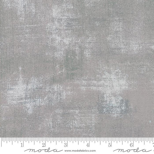 Grey Grunge Basics Silver 44"/45" Per Yard