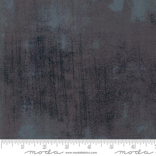 Black Grey Grunge Basics Cordite 44"/45" Per Yard