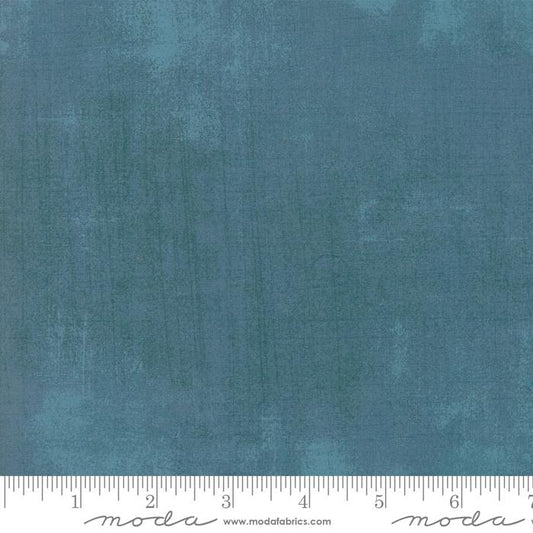 Blue Turquoise Grunge Basics Cabana - 44/45" Per Yard