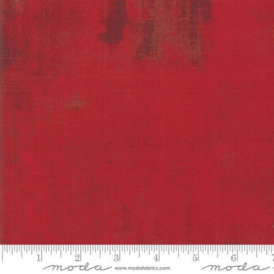Red Grunge Basics Berry 44"/45" Per Yard