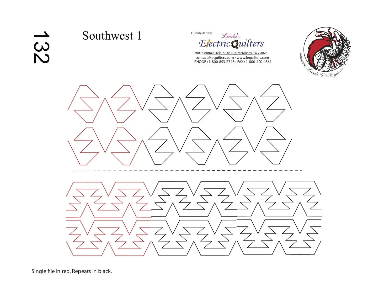 132 Southwest 1 Pantograph by Linda V. Taylor