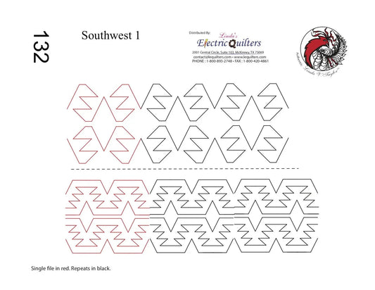 132 Southwest 1 Pantograph by Linda V. Taylor
