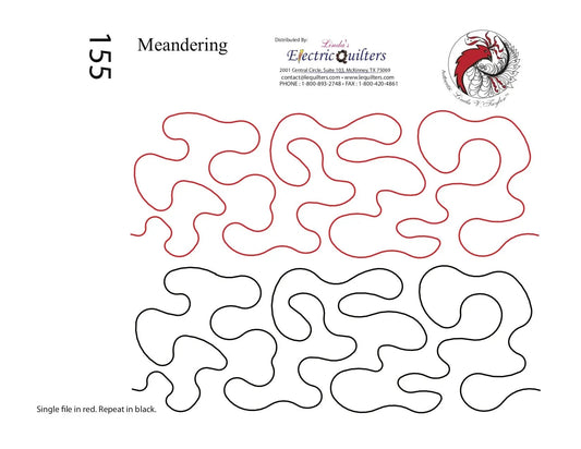 155 Meandering Pantograph by Linda V. Taylor