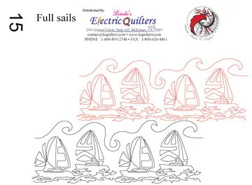 015 Full Sails Pantograph by Linda V. Taylor