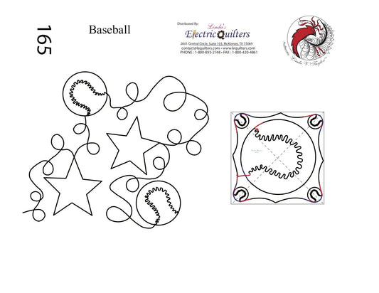 165 Baseball Pantograph with Blocks by Linda V. Taylor