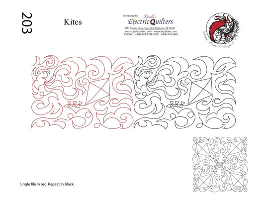 203 Kites Pantograph with Blocks Combo