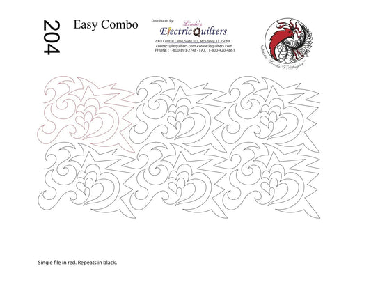 204 Easy Combo Pantograph by Linda V. Taylor