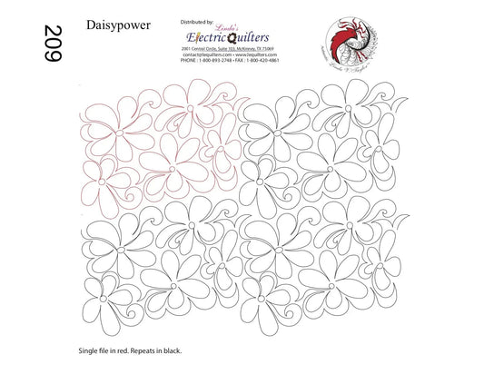 209 Daisy Power Pantograph by Linda V. Taylor