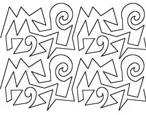 232 Contrast Combination Pantograph by Linda V. Taylor