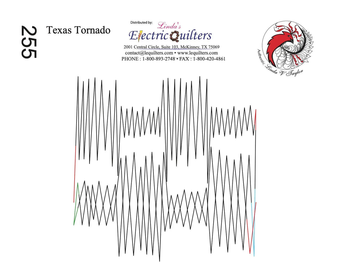 255 Texas Tornado Pantograph by Linda V. Taylor