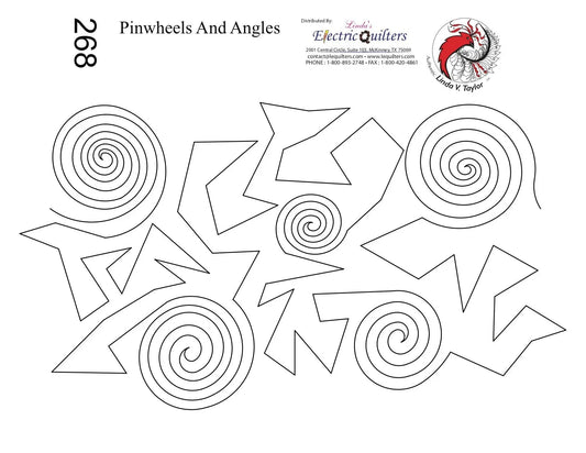 268 Pinwheels And Angles Pantograph by Linda V. Taylor