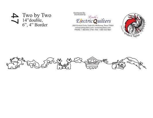 047 Two By Two Pantograph by Linda V. Taylor