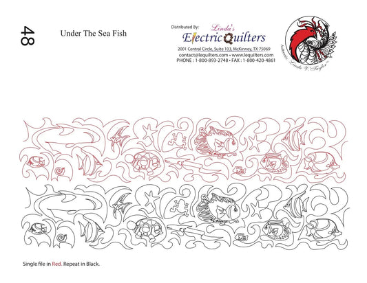 048 Under The Sea Fish Pantograph by Linda V. Taylor