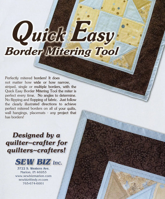 Large Quick Easy Border Mitering Tool 1pc