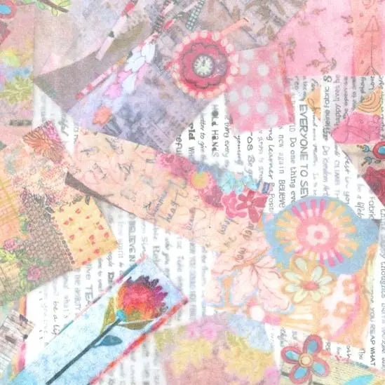 Pink New Vintage Wideback Cotton Fabric Per Yard