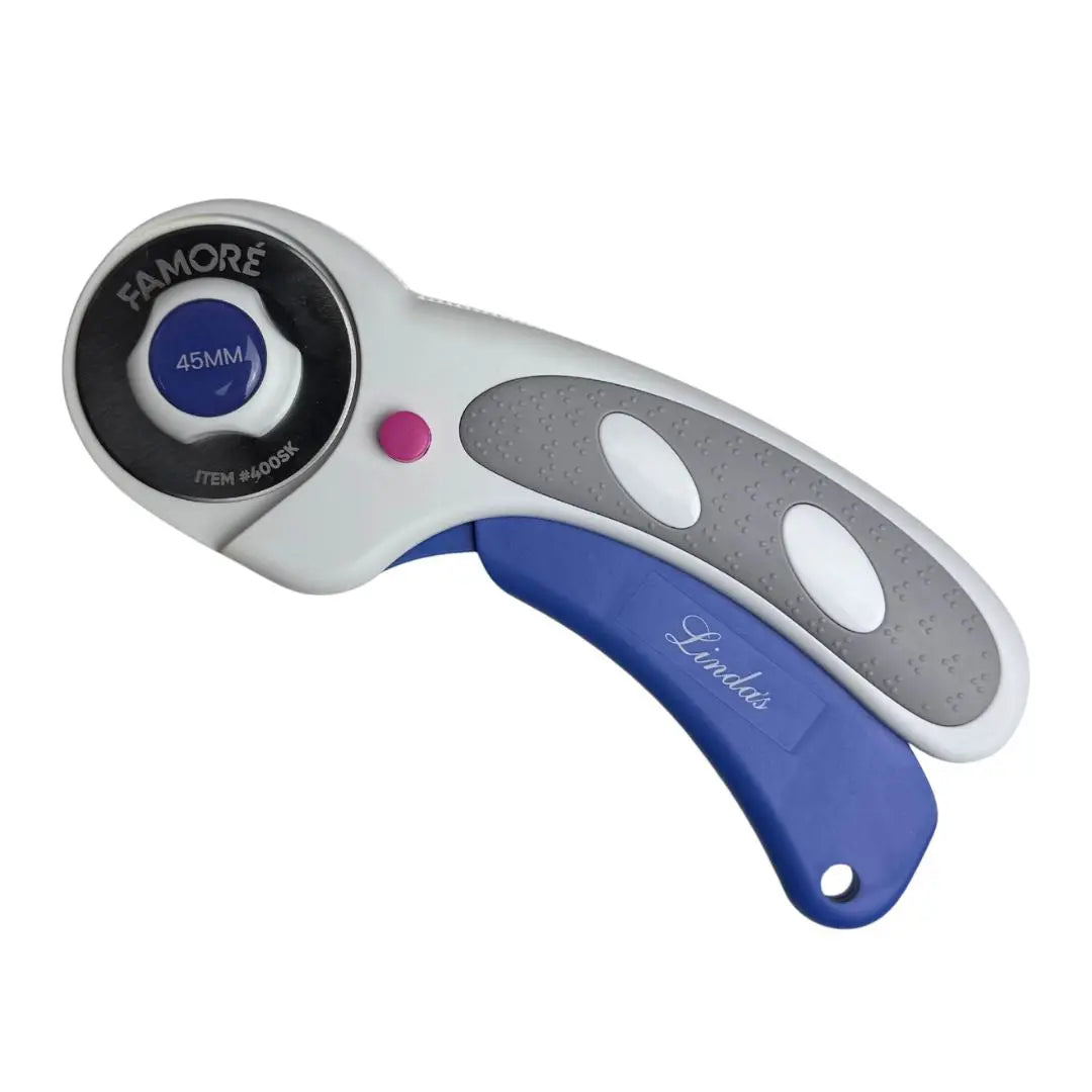 Linda's 45mm Ergonomic Rotary Cutter - AVAILABLE FOR PRE-ORDER, SHIPPING MID-SEPTEMBER