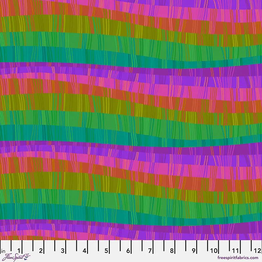 Love Stripe Multi Cotton 44"/45" Fabric Per Yard