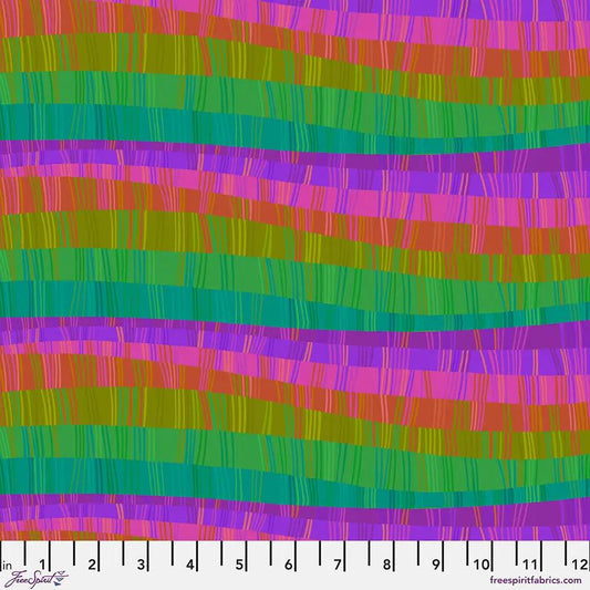 Love Stripe Multi Cotton 44"/45" Fabric Per Yard