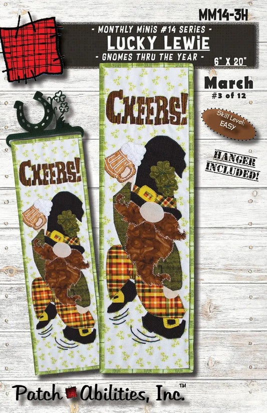 Lucky Lewie with Hanger- Gnomes Thru The Year