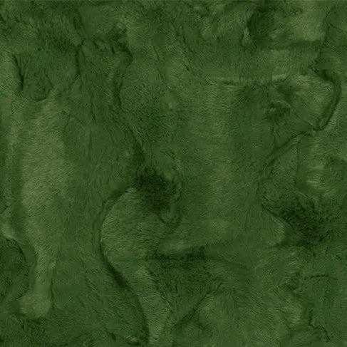 Luxe Cuddle Hide Evergreen Fabric - ( 1/2 Yard Pack )