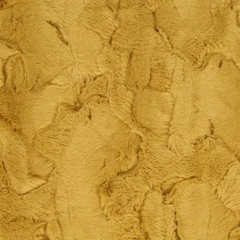 Luxe Cuddle Hide Golden Fabric per yard - ( 1 Yard Pack )
