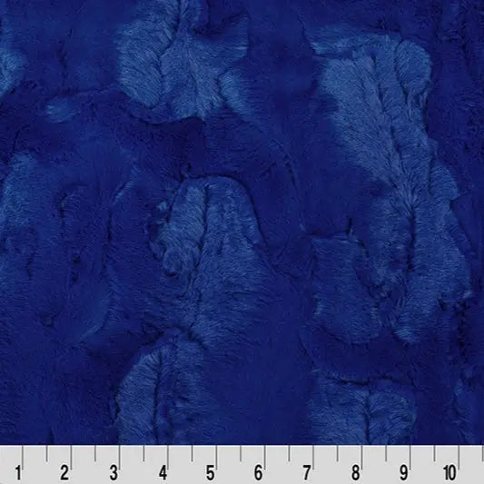 Luxe Cuddle Hide Royal Fabric - ( 3/4 Yard Pack )