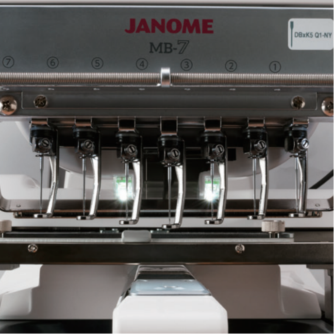 Refurbished Janome MB-7 Seven Needle Embroidery Machine