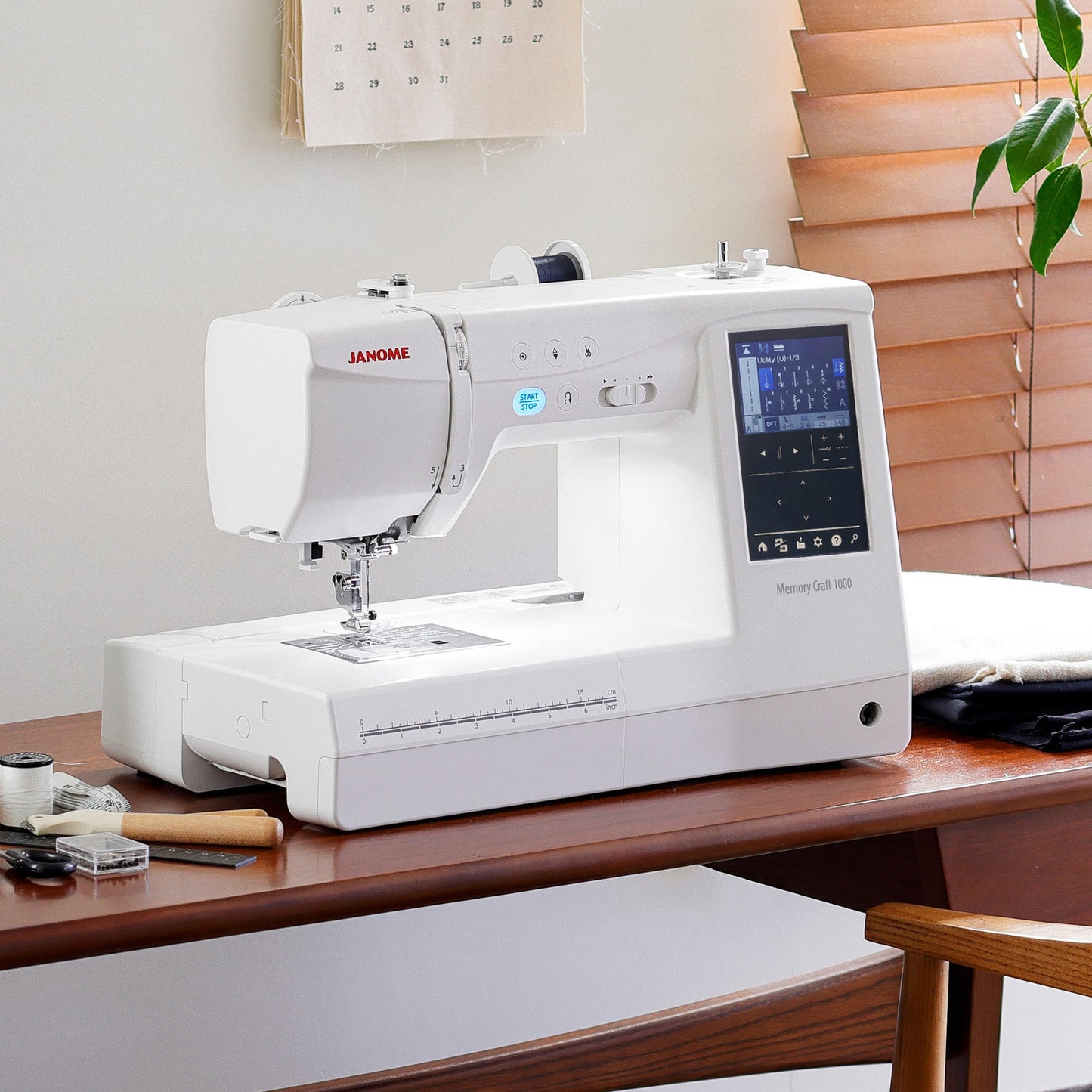 Janome Memory Craft 1000 Sewing & Embroidery Machine w/ FREE Bonus Bundle