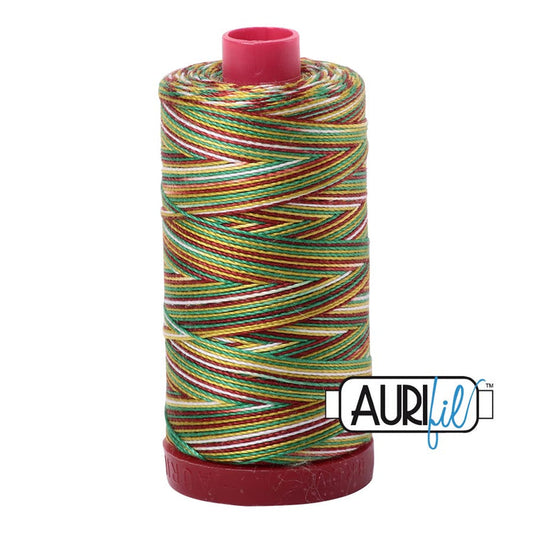 4650 Primaries Aurifil Cotton 12 WT Large Spool