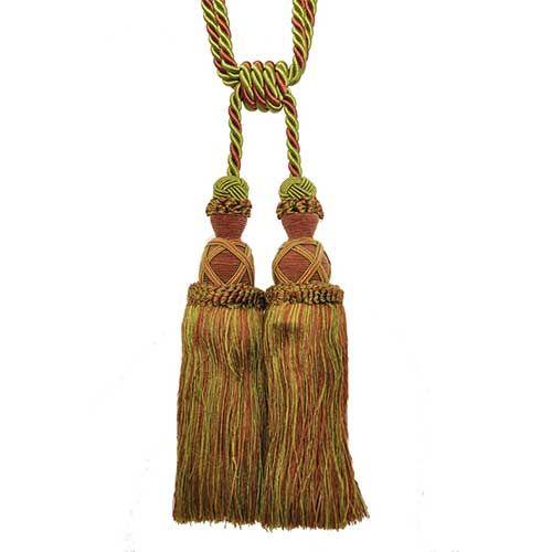 Milante Collection - 11" Length-DOUBLE TASSEL TIEBACK - 2PC