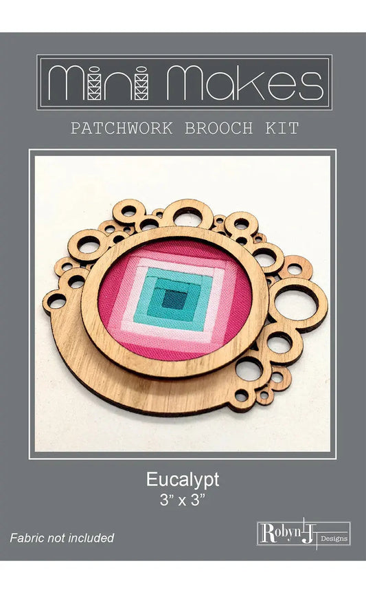 Mini Makes Brooch Circle Eucalypt