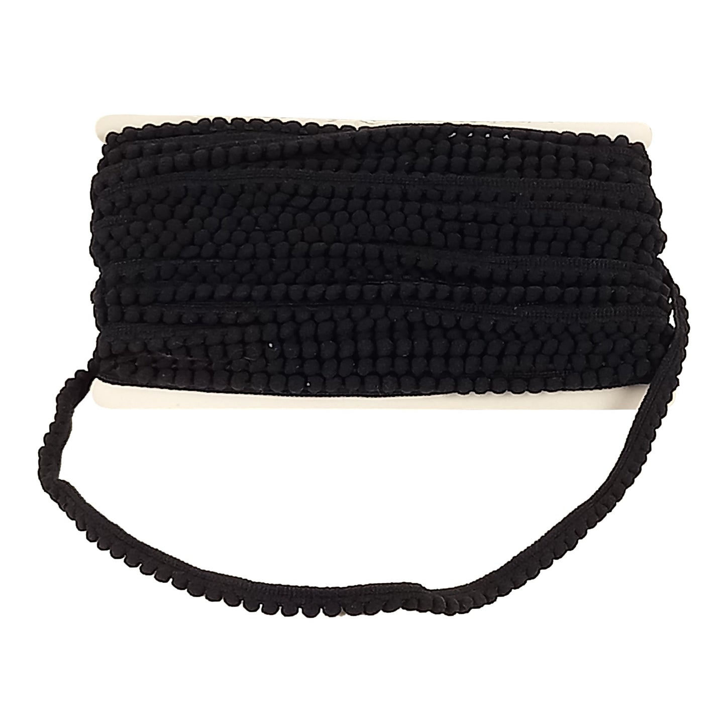 Mini Pom Pom Collection - 1/4" width X 25 Yards in Black