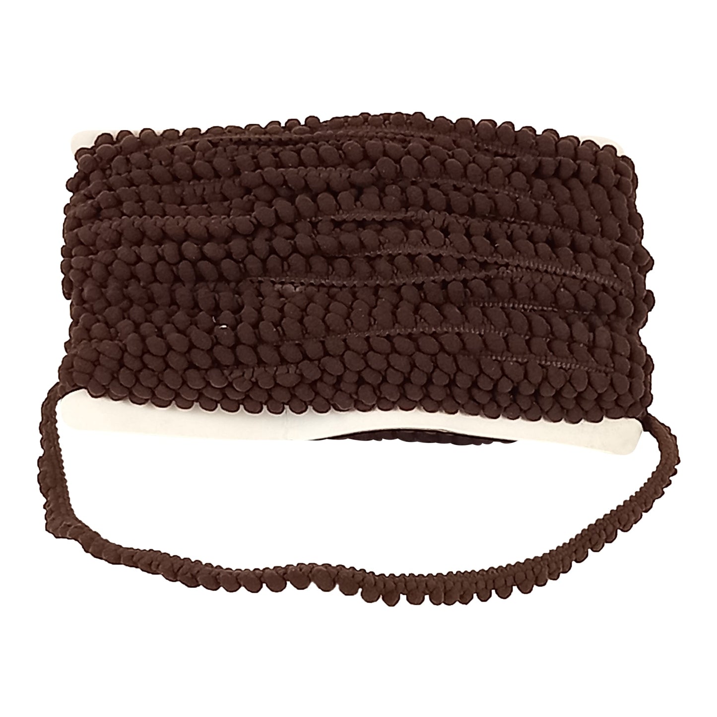 Mini Pom Pom Collection - 1/4" width X 25 Yards in Brown