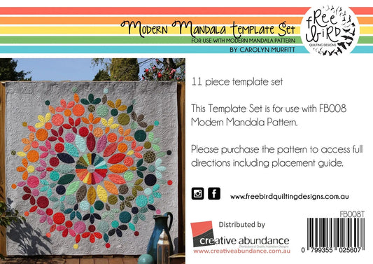 Modern Mandala Acrylic Template Set