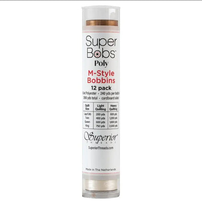 Neutral Super Bobs Poly Multicolor 12pk M-Style