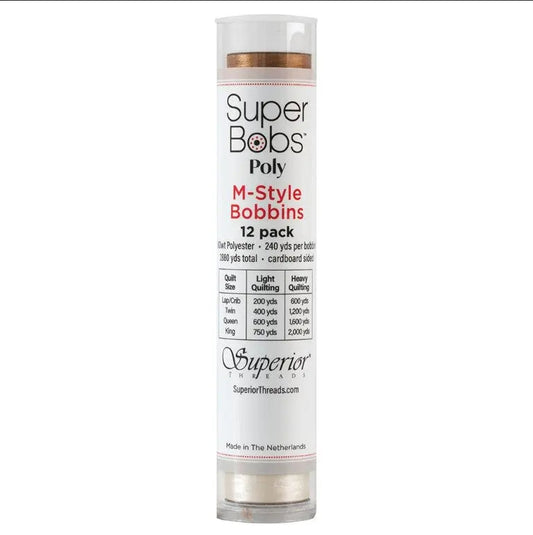 Neutral Super Bobs Poly Multicolor 12pk M-Style