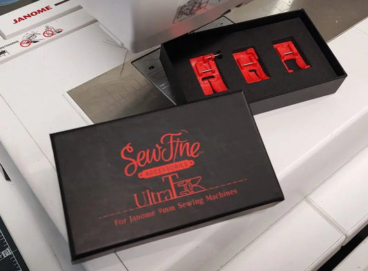 Non-stick presser feet for Janome machines