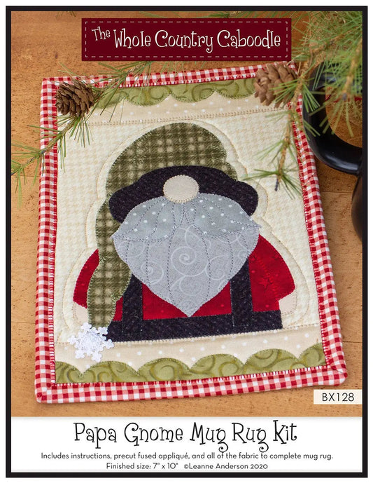 Papa Gnome Mug Rug Kit