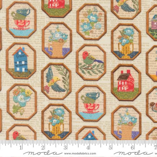 Paper Hamlet Paper Frames Cotton 44"/45" Fabric Per Yard