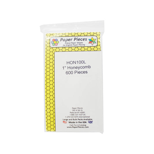 Paper Piece Honeycomb Pack 1in 600pc