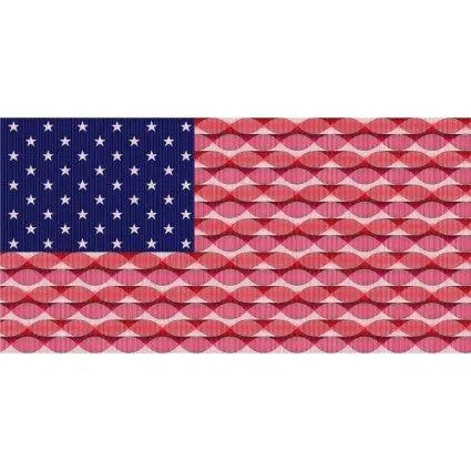 Patriotic Pop Flag - Panel