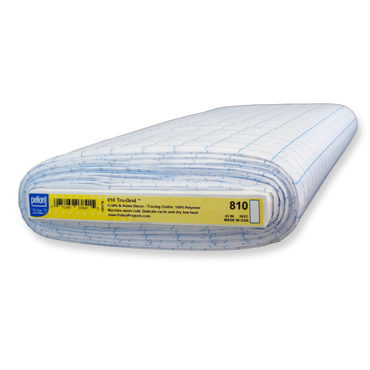 Pellon® 810 Tru-Grid® 45" x 10 yards Bolt. Color: White.