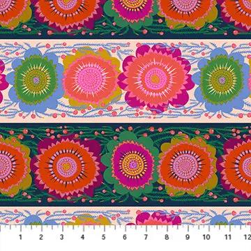 Perennial Borders Line Dance in Spunky AMT135-86C Cotton 44"/45" Fabric Per Yard