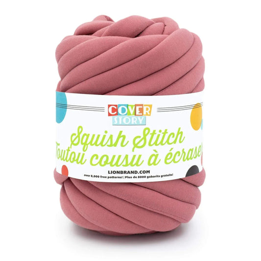 Pink Rose Squish Stitch Yarn
