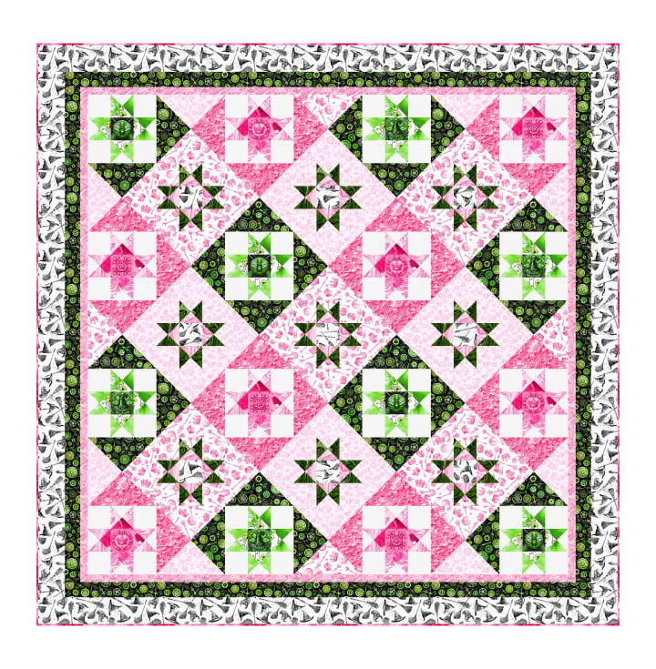 Pink & Green Spellbound Good Together Pattern