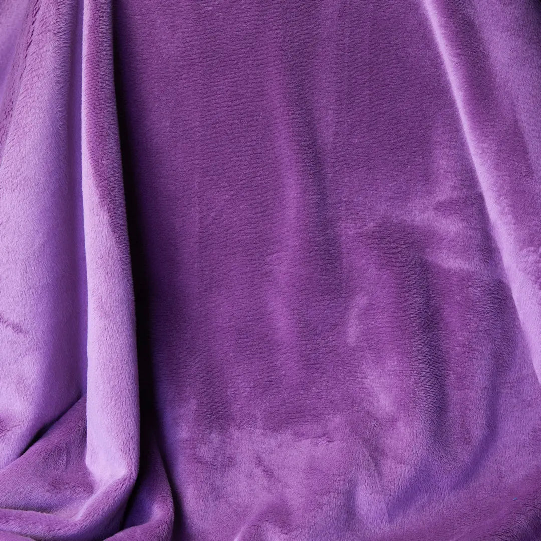 Purple Wineberry Cuddle 3 Extra Wide Solid Fabric - ( 1 3/4 Yard Pack )