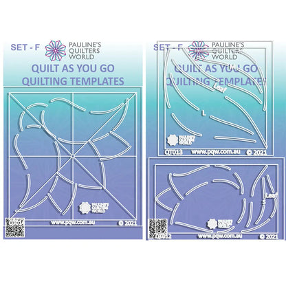 QAYG Quilting Templates Set F