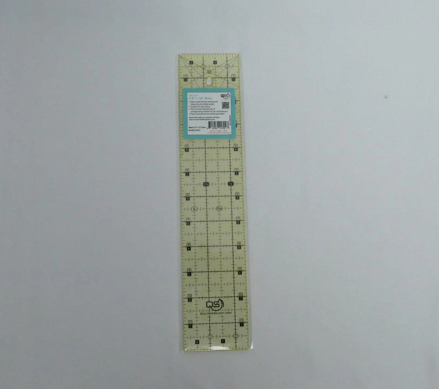 Quilters Select 1.5" x 12" Non-Slip Ruler