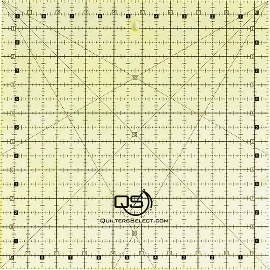 Quilters Select 9.5" x 9.5" Non-Slip Ruler